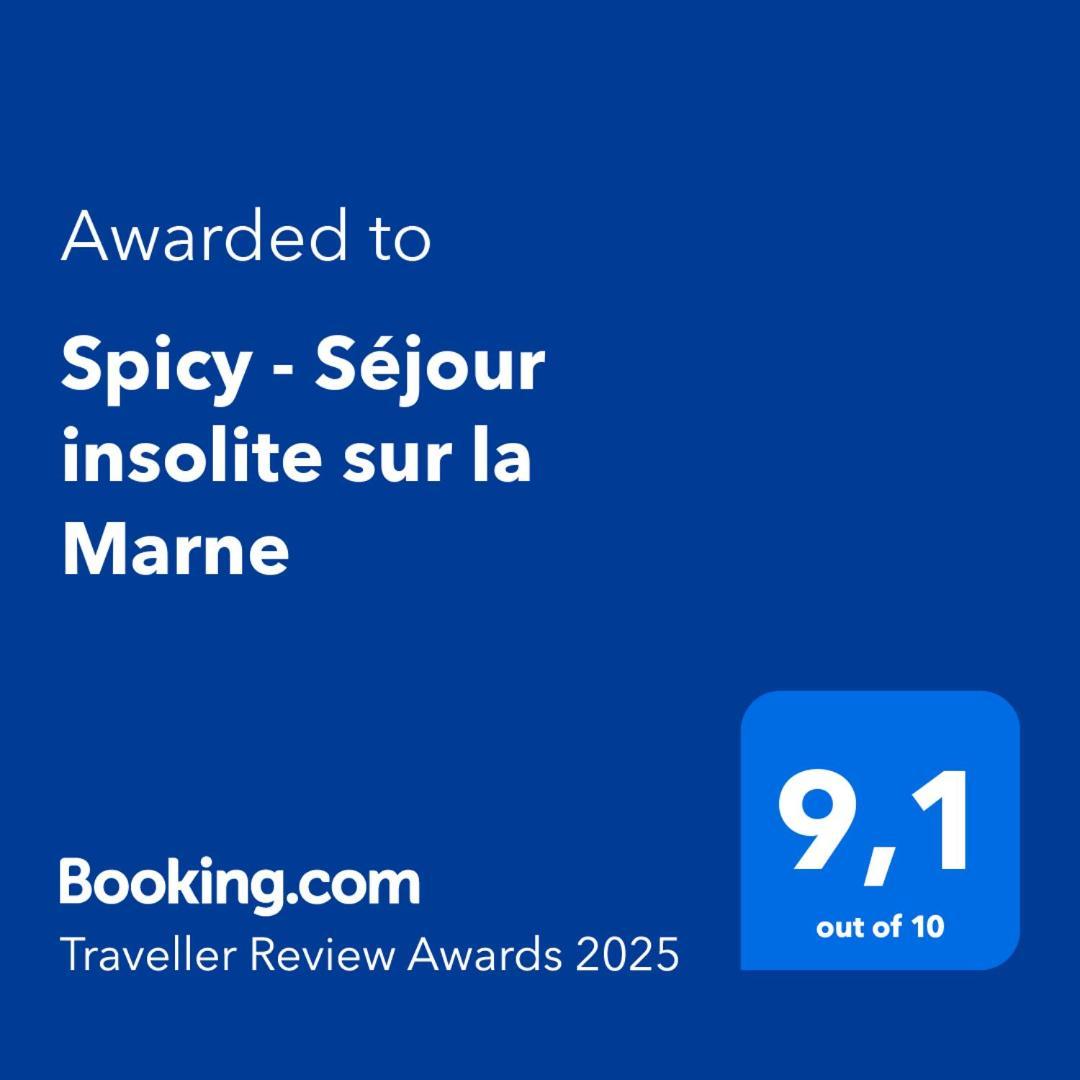 Spicy - Sejour Insolite Sur La Marne Meaux Exteriér fotografie